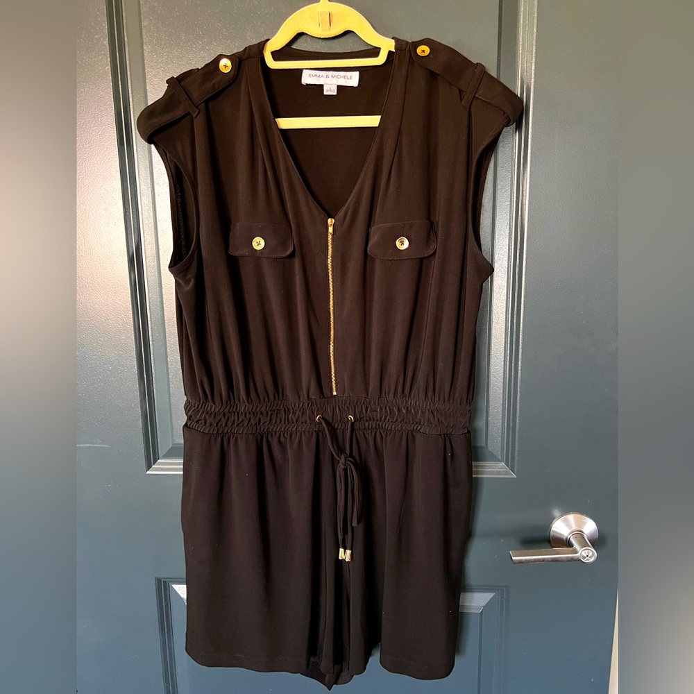 Emma and Michele Zip-up Romper